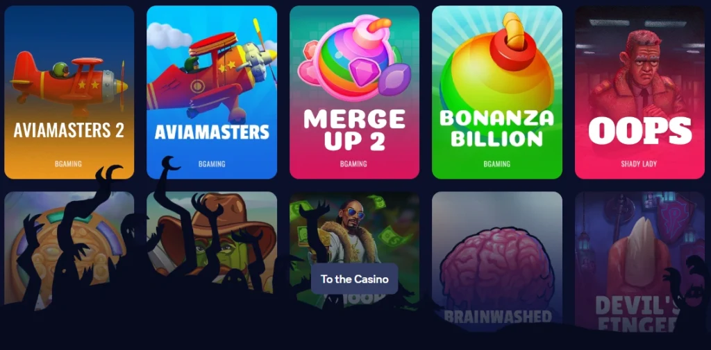Aperçu de la page d’affiliation Casino Privé