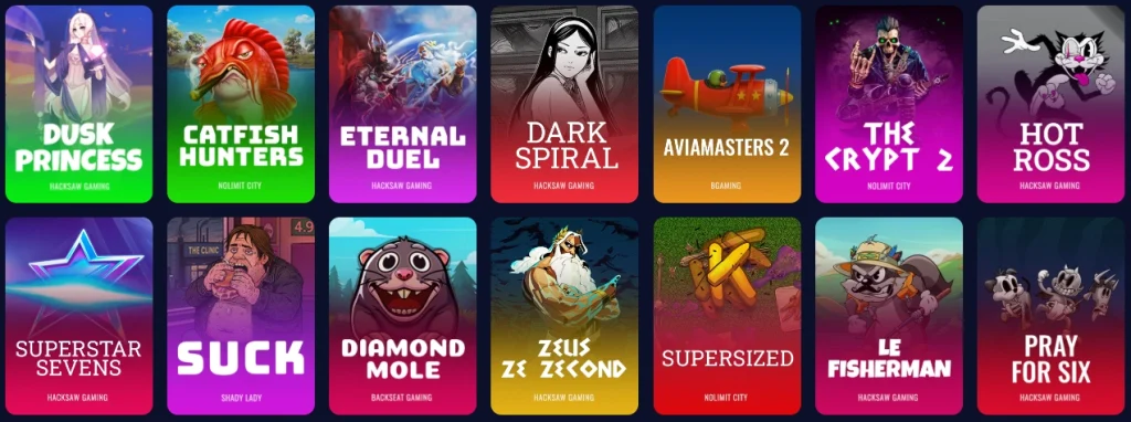 Aperçu de la page d’affiliation Casino Privé